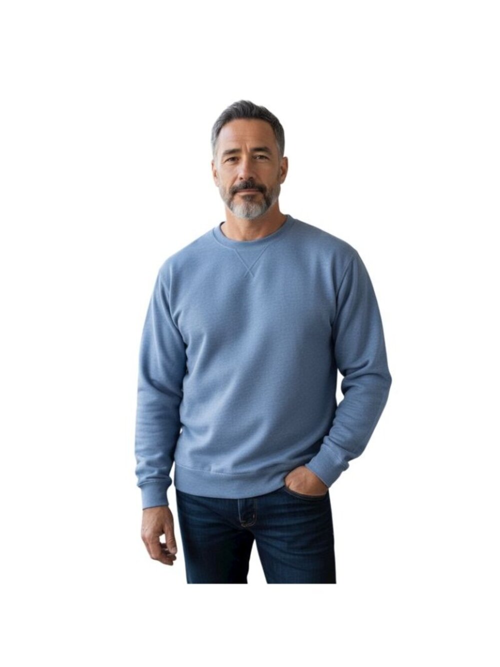 Vintage Tommy Hilfiger Sweatshirt XXL Light Blue Pullover Crewneck Mens Casual